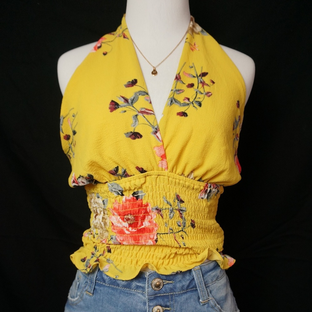 halter crop top